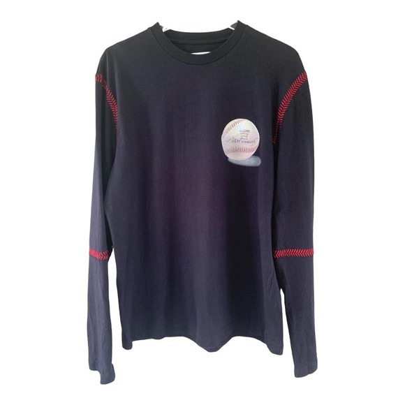 Rare Vintage Moschino LS Baseball T XXL Moschino Jeans League Official - Picture 1 of 5